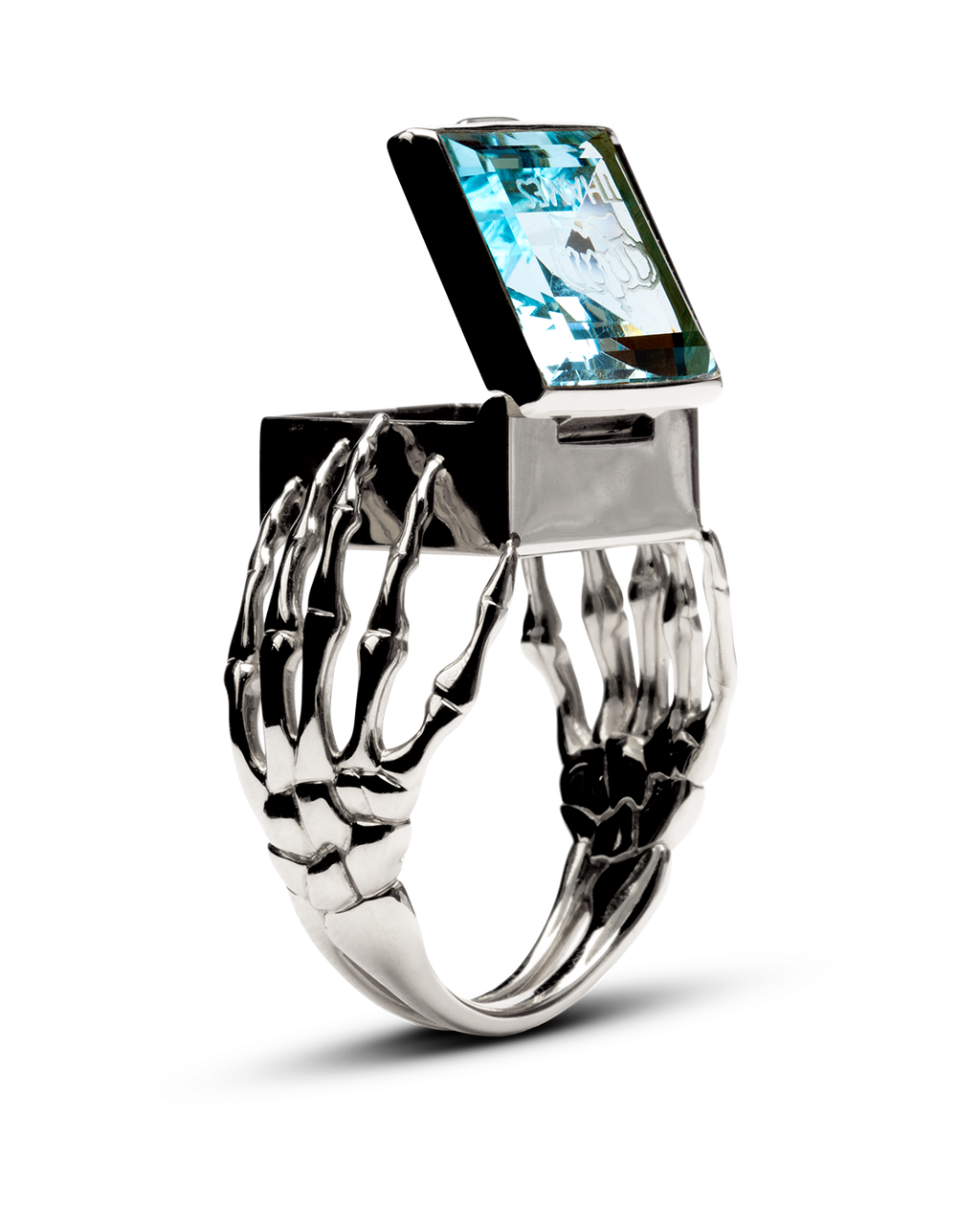 O.G. RING STERLING/TOPAZ