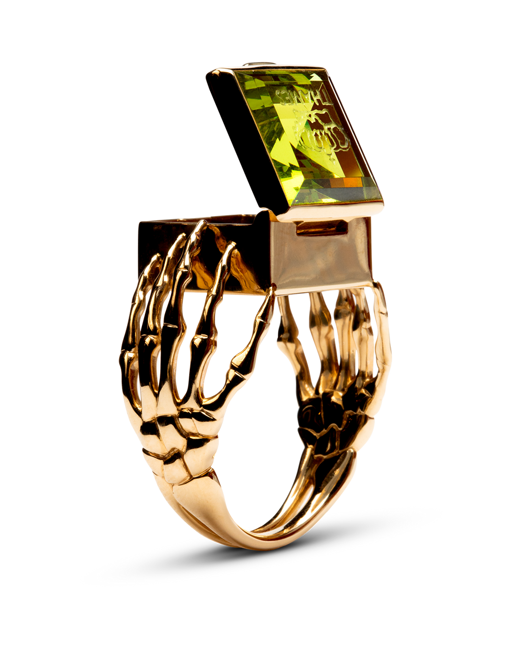 O.G. RING GOLD/PERIDOT