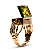 O.G. RING GOLD/PERIDOT