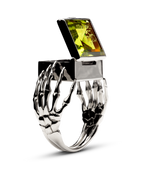 O.G. RING STERLING/PERIDOT