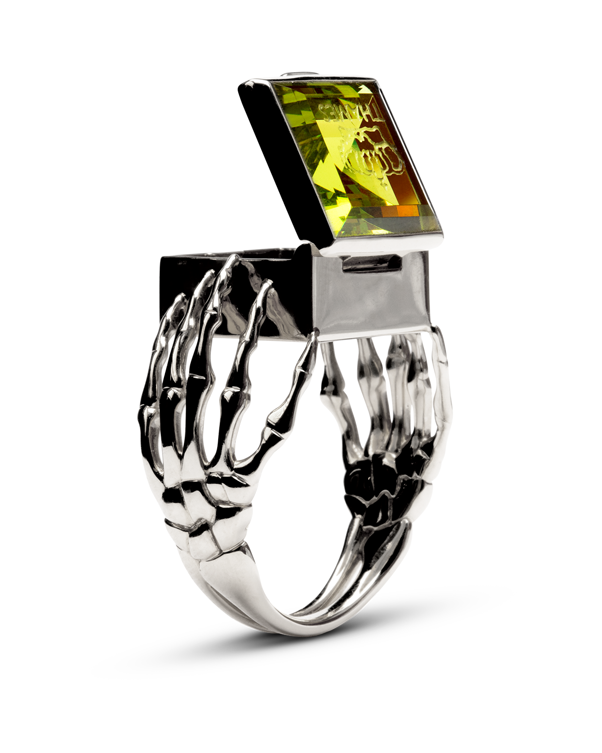 O.G. RING STERLING/PERIDOT