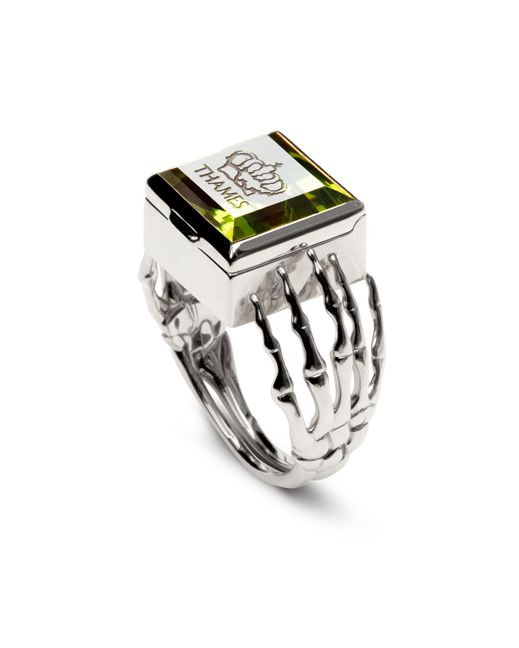 O.G. RING STERLING/PERIDOT