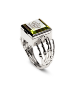 O.G. RING STERLING/PERIDOT