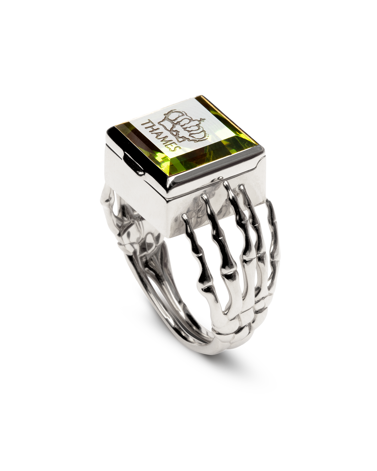 O.G. RING STERLING/PERIDOT