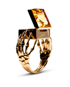 O.G. RING GOLD/CITRINE