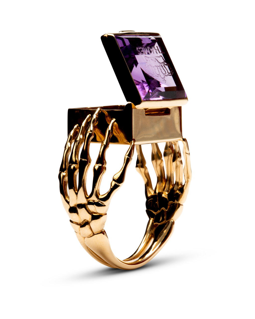 O.G. RING GOLD/AMETHYST
