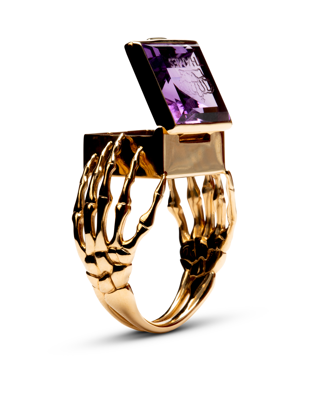 O.G. RING GOLD/AMETHYST