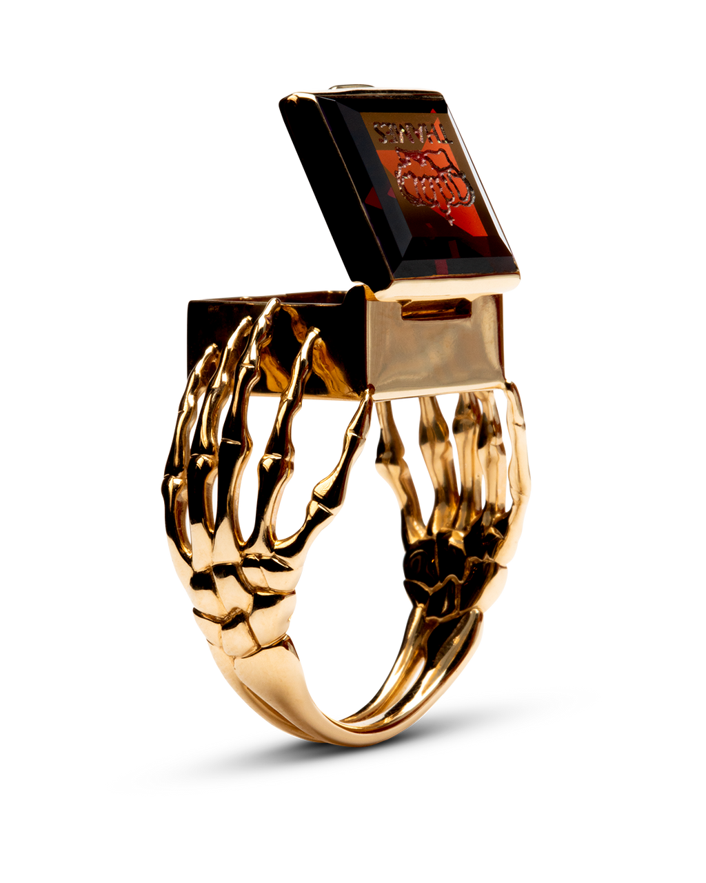 O.G. RING GOLD/GARNET