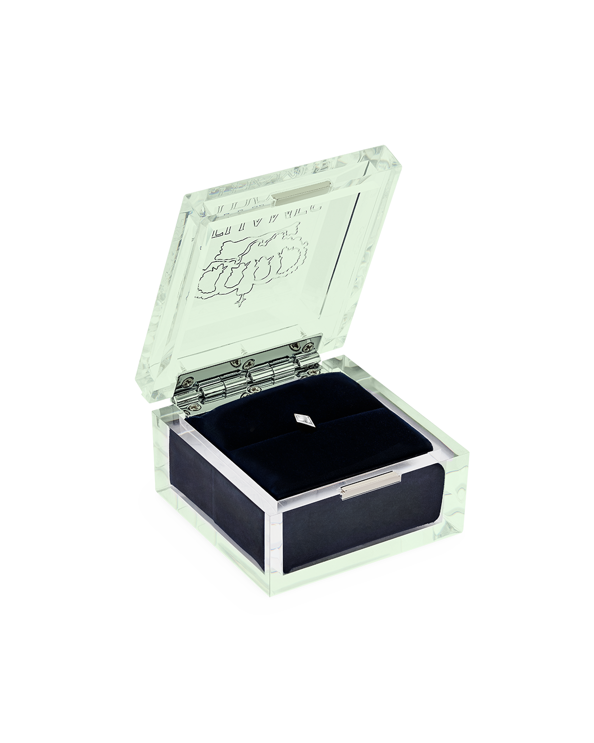 THE LUCKY STUD STERLING/SAPPHIRE