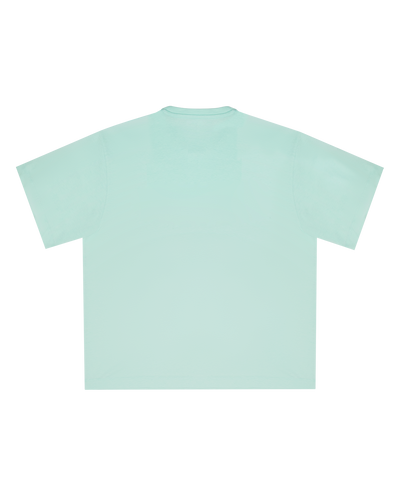 LETTERS TEE AQUA