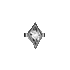 THE LUCKY STUD STERLING/SAPPHIRE