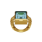 O.G. RING GOLD/TOPAZ