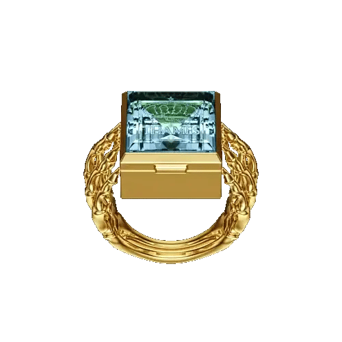O.G. RING GOLD/TOPAZ