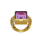 O.G. RING GOLD/AMETHYST