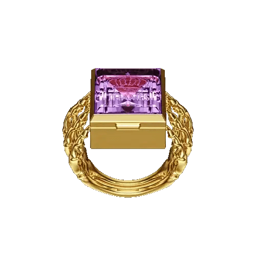 O.G. RING GOLD/AMETHYST