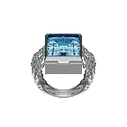 O.G. RING STERLING/TOPAZ