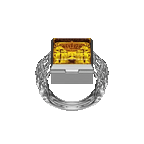 O.G. RING STERLING/CITRINE
