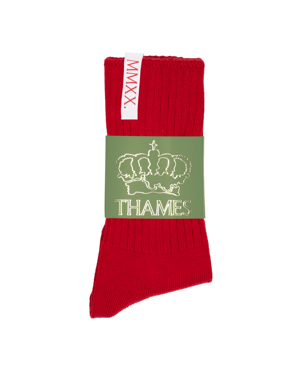 LABEL SOCKS RED