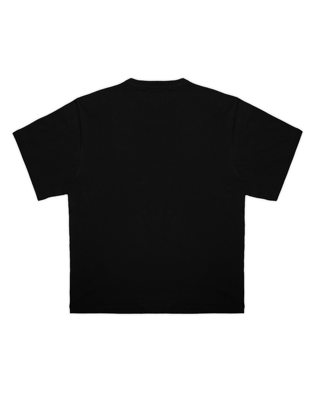 CROWN TEE BLACK/JAFFA