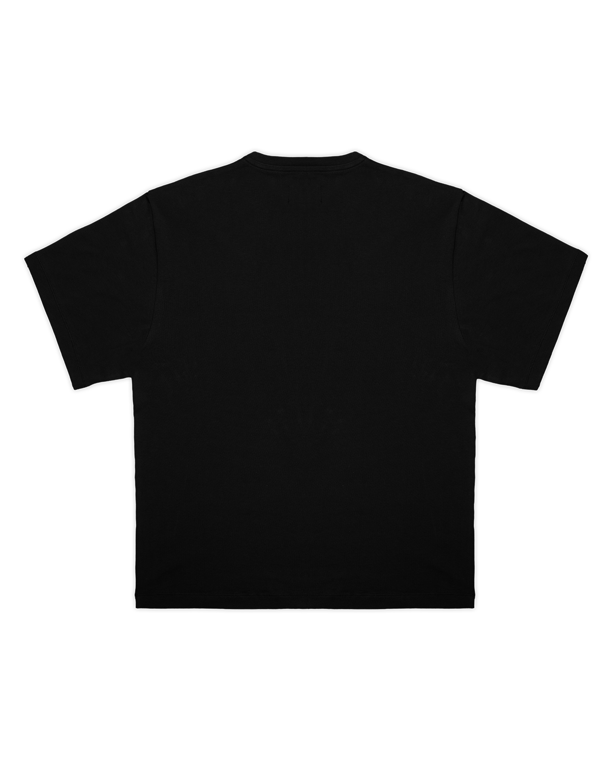 CROWN TEE BLACK/JAFFA