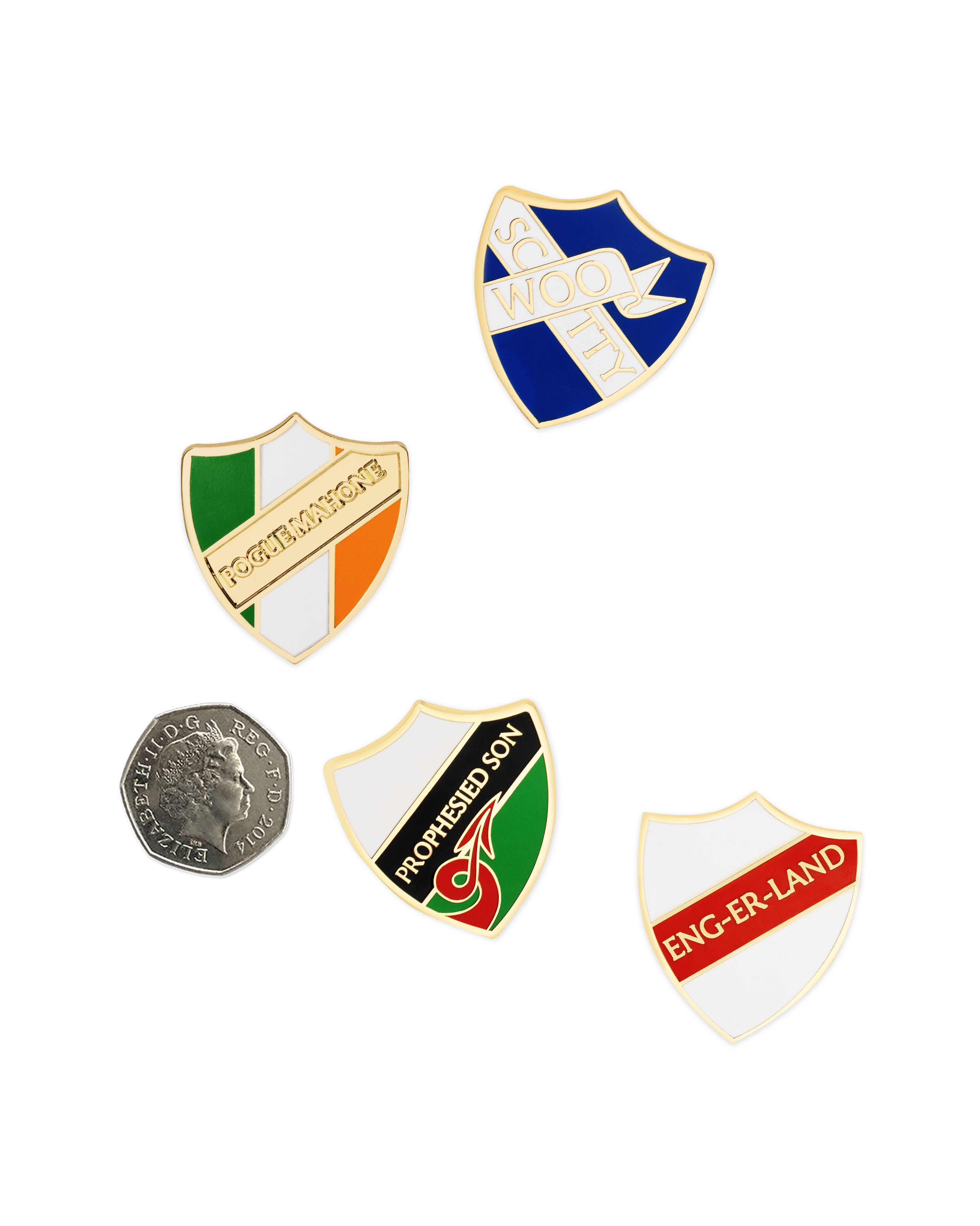 FOUR NATIONS SHIELD SET